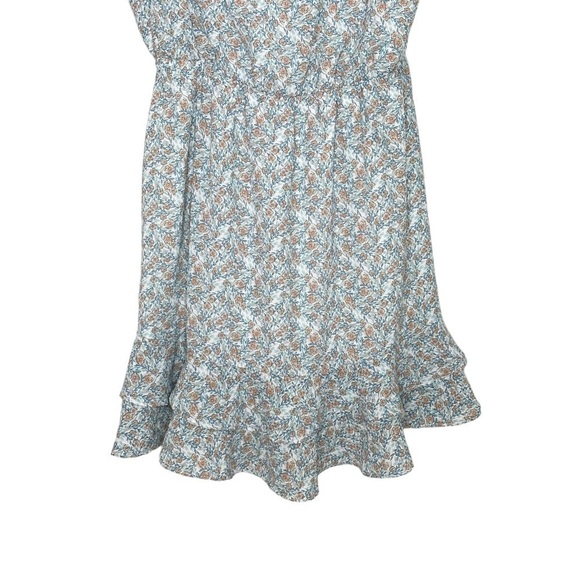 Cupcakes and Cashmere Large Floral Ruffle Sleeveless Mini Dress - Picture 4 of 7